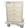 Lakeside C-430-K-2BE 4-Drawer Mobile Medical Supplies Cabinet