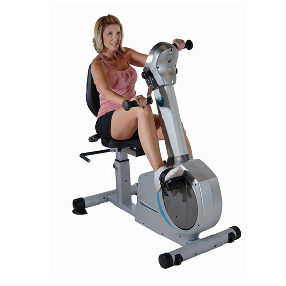 recumbent bike with upper body workout