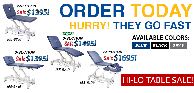 OUR TOP SELLING HI-LO TABLES ARE GOING FAST!